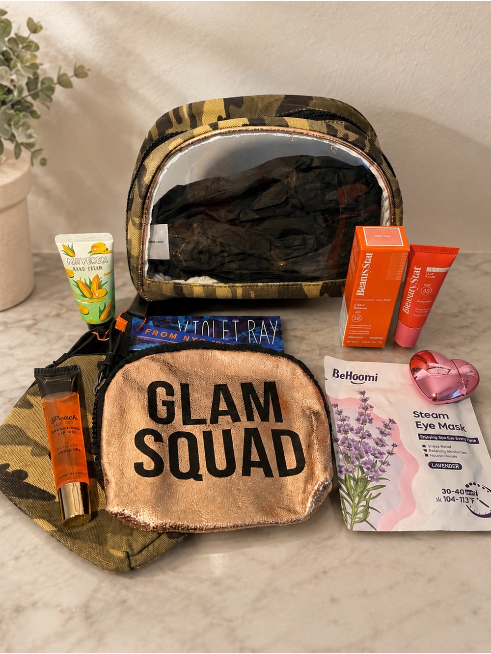 BeautyStat Baby Pink Lip Serum + Glam Squad Beauty & Self - Care Bundle